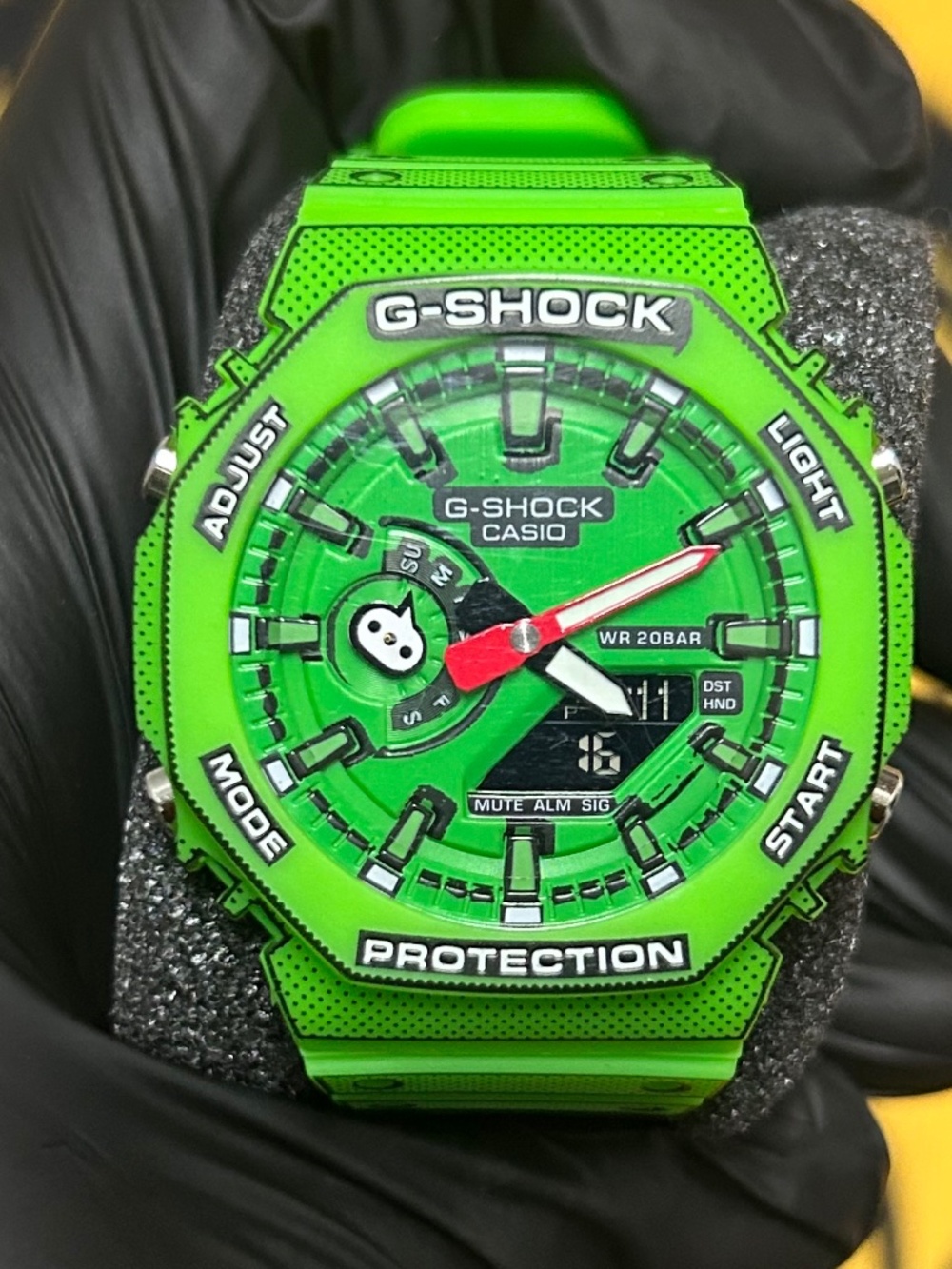 💚 CASIO G-SHOCK – GREEN – MANGA COMIC STYLE CUSTOM BUILD 💚